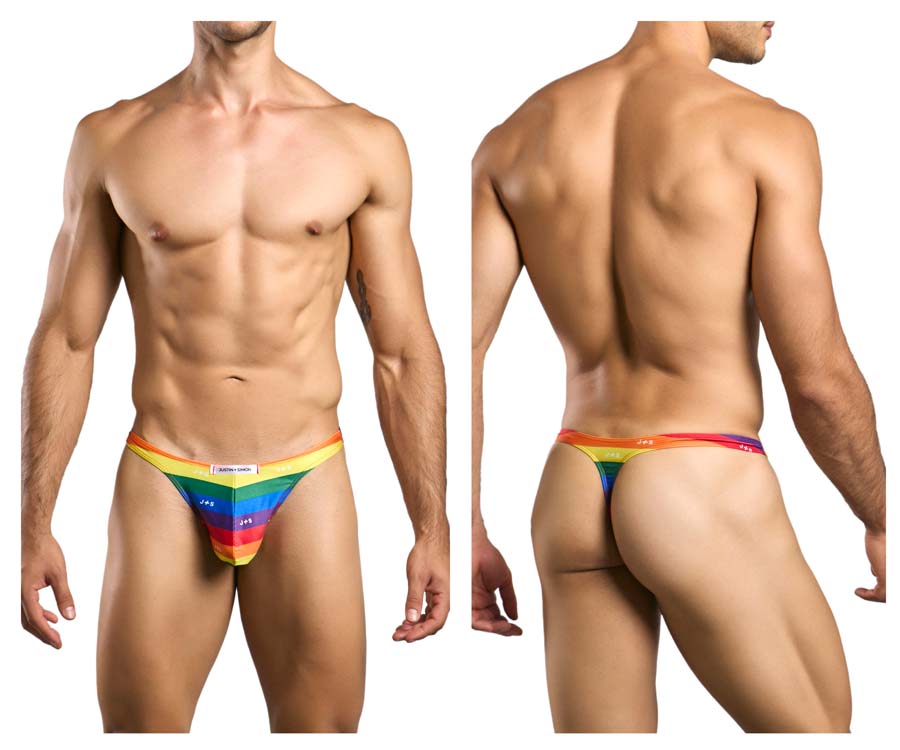 [JUSTIN+SIMON] Classic Thongs Pride Flag (XSJ03)